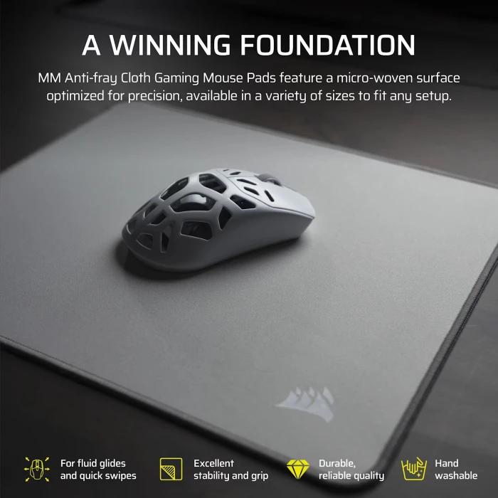 CORSAIR MM Anti-fray Medium - Gray