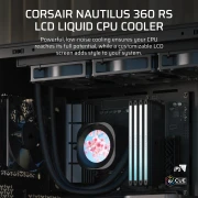 CORSAIR NAUTILUS 360 RS LCD Black