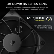 CORSAIR NAUTILUS 360 RS LCD Black