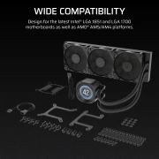 CORSAIR NAUTILUS 360 RS LCD Black