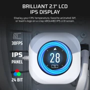 CORSAIR NAUTILUS 360 RS LCD White