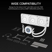 CORSAIR NAUTILUS 360 RS LCD White