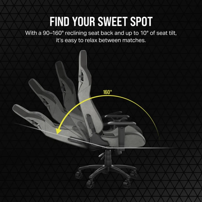 CORSAIR T3 RUSH Fabric 2023 Grey/Charcoal