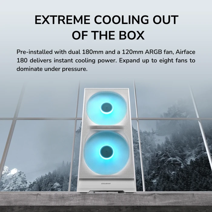 COUGAR AIRFACE 180 White