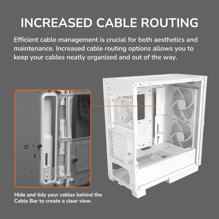 COUGAR AIRFACE FLO RGB Black