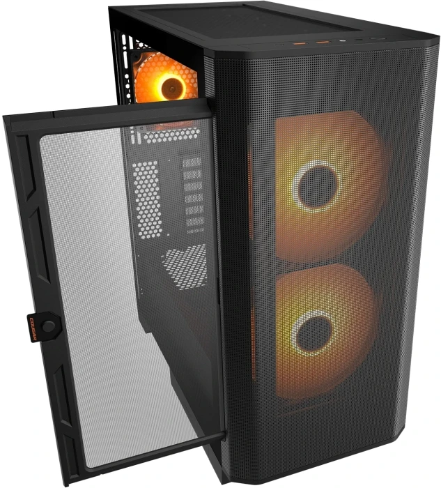 COUGAR AIRFACE FLO RGB Black