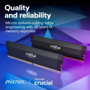 32GB (2x16) DDR5-6000 CL36 Crucial Pro OC Black
