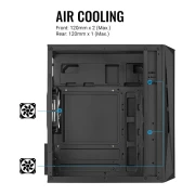 AeroCool CS-107 Black v2