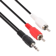 VCom Аудио 3.5mm TRS > RCA x 2 - 1.8m