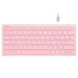Безжична клавиатура A4TECH FBX51C FSTyler, Bluetooth, 2.4 GHz, USB-C, Кирилизирана, Розов