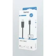 Кабел HAMA USB-C мъжко-USB- A 3.2 Gen.1 мъжко , 5Gbit/s, 1.5 м., Черен