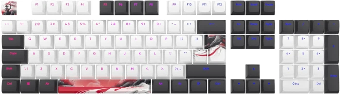 Dark Project Kyoto Keycaps PBT