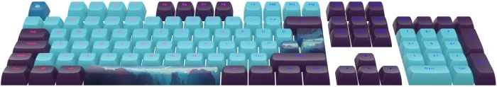 Dark Project Night Sky Keycaps PBT