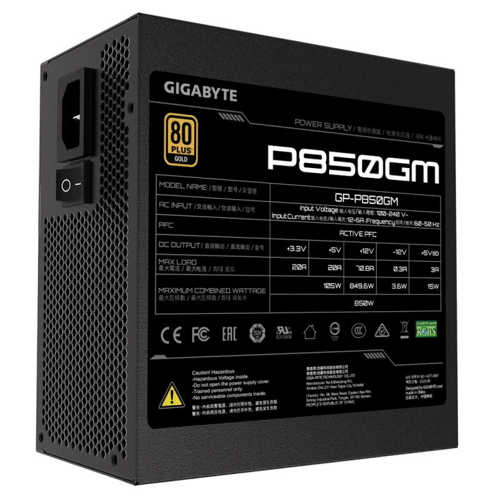 Gigabyte P850GM GOLD 850W