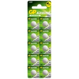 Бутонна алкална батерия GP186 AG12 LR-43/ 10 бр./pack цена за 1 бр./ 1.55V GP