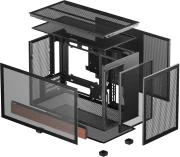DeepCool CH260 WOOD - Black
