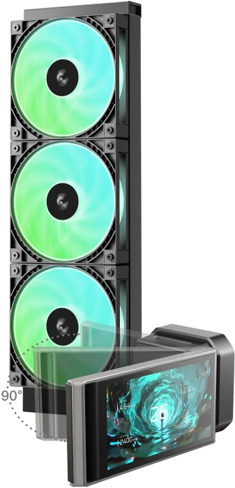 DeepCool LT360 VISION LCD - Black