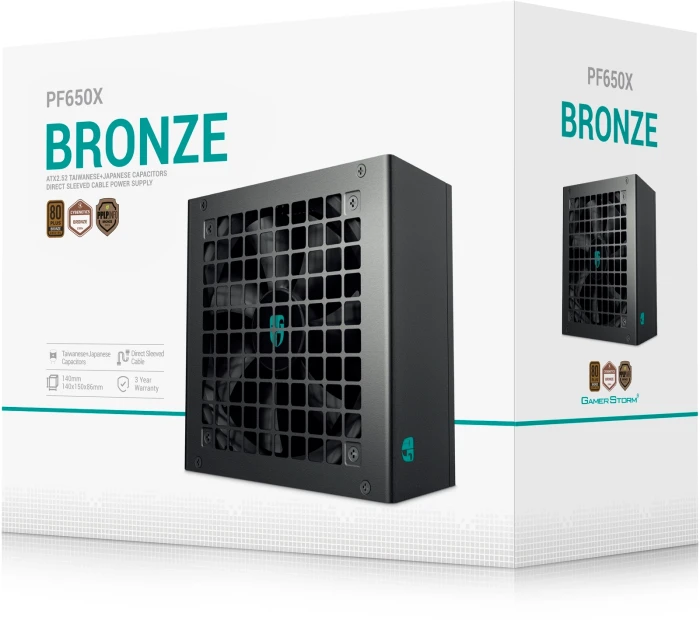 DeepCool PF650X Bronze 650W