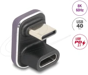 Delock Адаптер USB4-C 180° 240W 8K