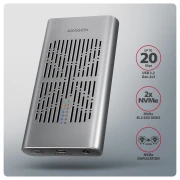 Dual M.2 NVMe CLONE MASTER 20Gbps