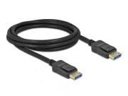 Кабел Delock DisplayPort 2.0 мъжко - DisplayPort мъжко, 2.0м, 10K