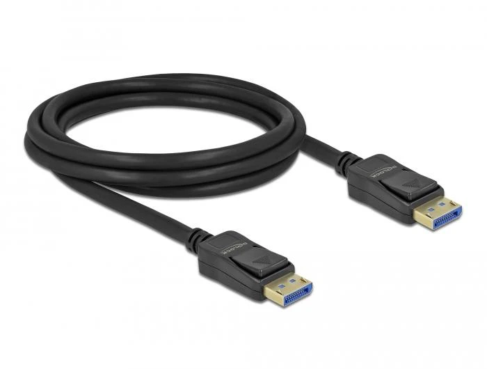 Кабел Delock DisplayPort 2.0 мъжко - DisplayPort мъжко, 2.0м, 10K