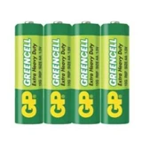 Цинк карбонова батерия GP R6  GREENCELL 15G-S4 /4 бр. в опаковка/ shrink 1.5V