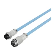 HyperX Coiled Cable USB-C Light Blue-White