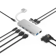 Hama USB-C Hub, "Connect2Mac", Multiport за Apple MacBook Air & Pro, 12 порта