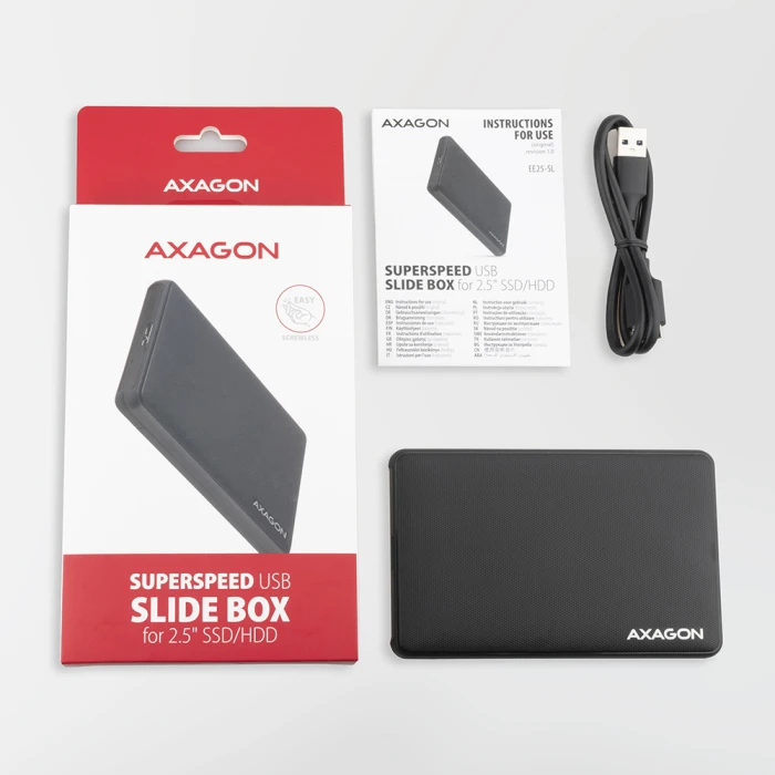 AXAGON EE25-SL кутия за диск 2.5"