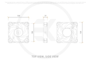 EKWB EK-Loop Fan FPT 120 - Black