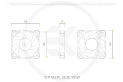 EKWB EK-Loop Fan FPT 140 - Black