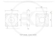 EKWB EK-Loop Fan FPT 140 D-RGB White