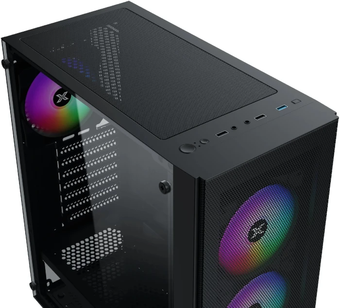 Xigmatek Hero II Air 3F Black Fixed LED