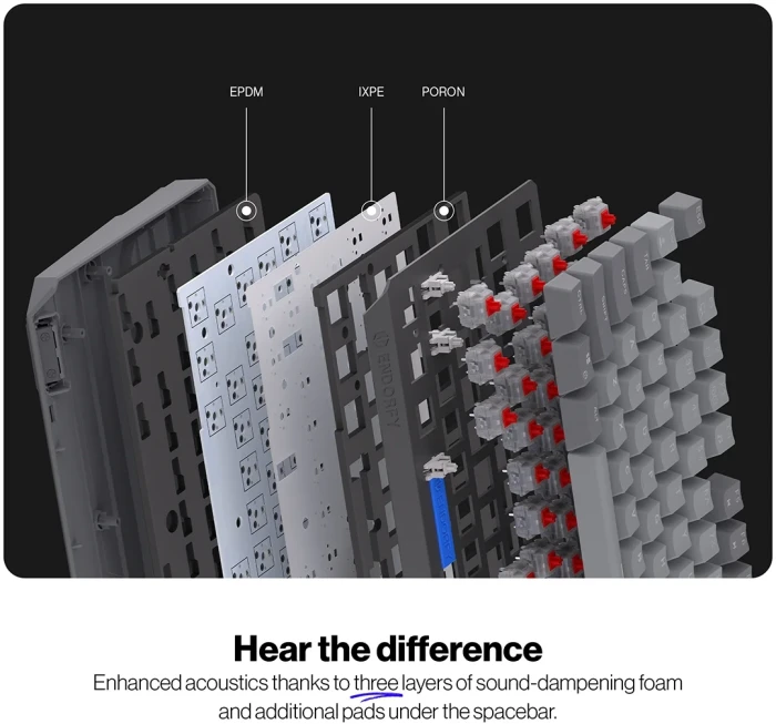 Endorfy Thock V2 TKL Red switch