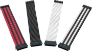 Комплект оплетени кабели Cooler Master, Червено/Черни