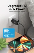 Vention бързо зарядно Fast Charger Wall - QC4.0, PD3.0 Type-C, 30W White - FAIW0