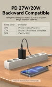 Vention бързо зарядно Fast Charger Wall - QC4.0, PD3.0 Type-C, 30W White - FAIW0