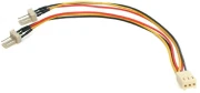 VCom Fan Y-Splitter 3pin > 2x3pin 30cm
