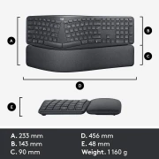 Logitech ERGO K860 Сива