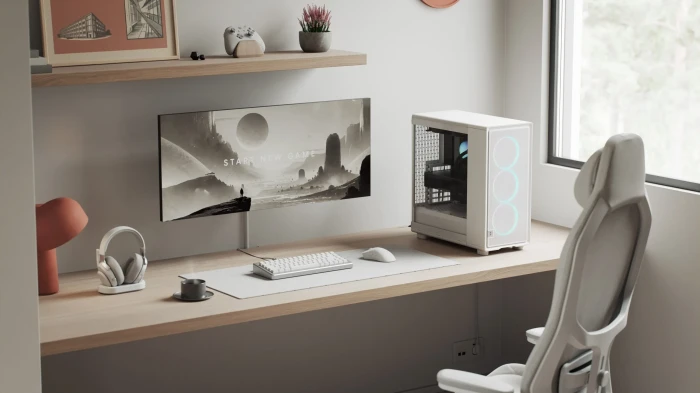 FRACTAL Epoch White TG RGB Clear Tint