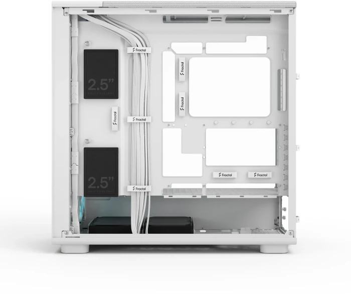 FRACTAL Epoch XL White TG RGB Clear