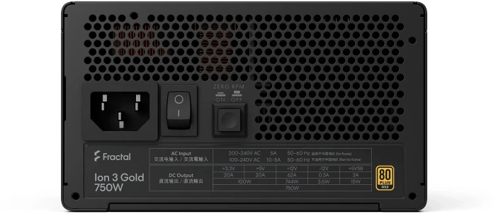 FRACTAL Ion 3 Gold 750W