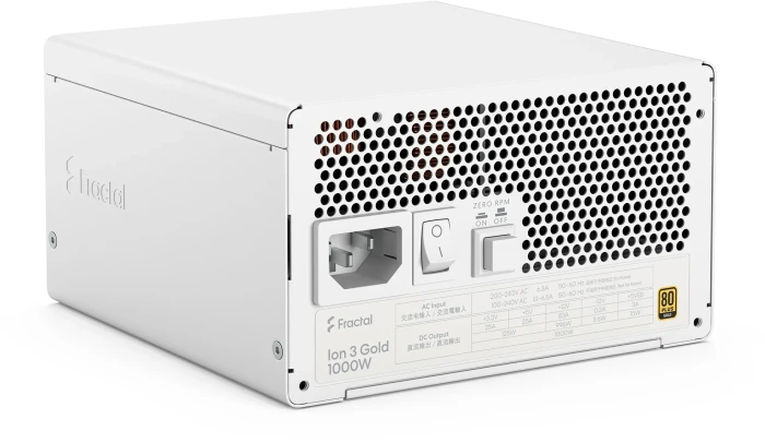 FRACTAL White Ion 3 Gold 1000W
