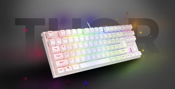 Genesis Thor 303 TKL White Brown Switch
