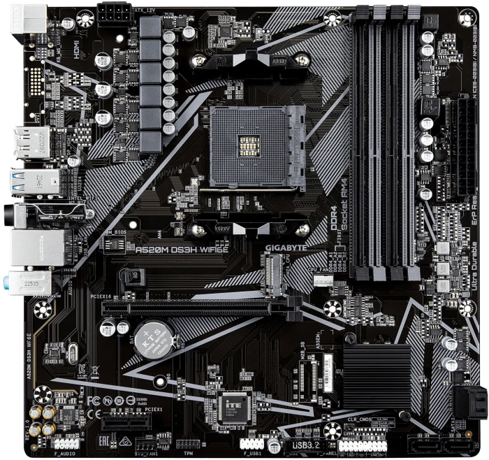 GIGABYTE A520M DS3H WIFI6E