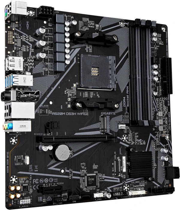 GIGABYTE A520M DS3H WIFI6E