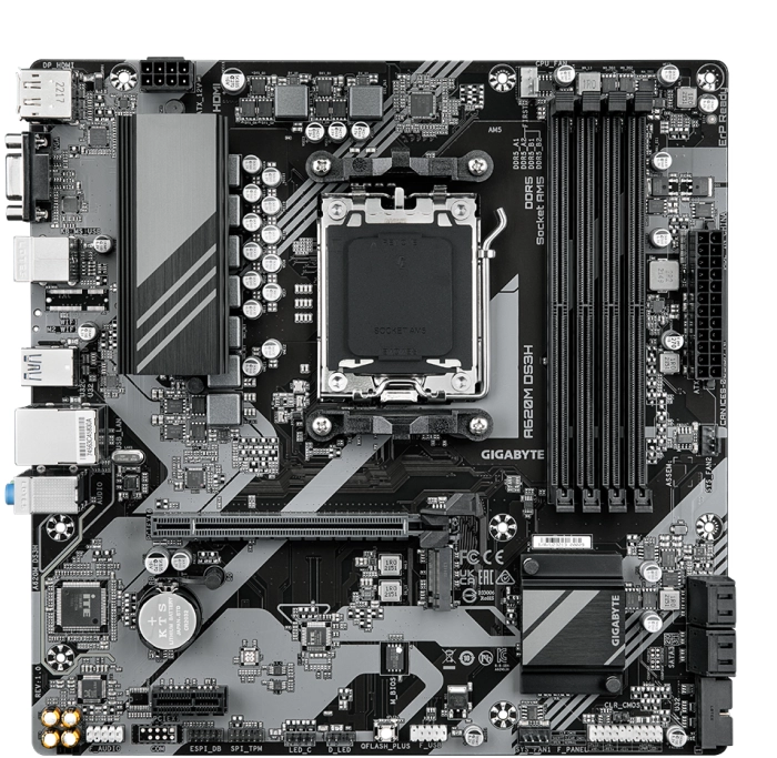 GIGABYTE A620M DS3H