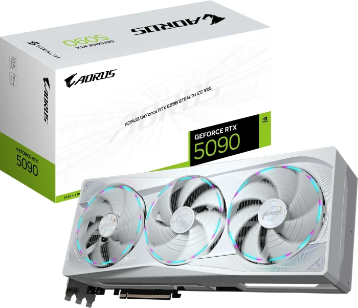 GIGABYTE AORUS RTX 5090 STEALTH ICE 32G