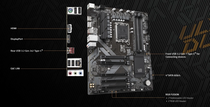 Gigabyte B760 DS3H DDR4